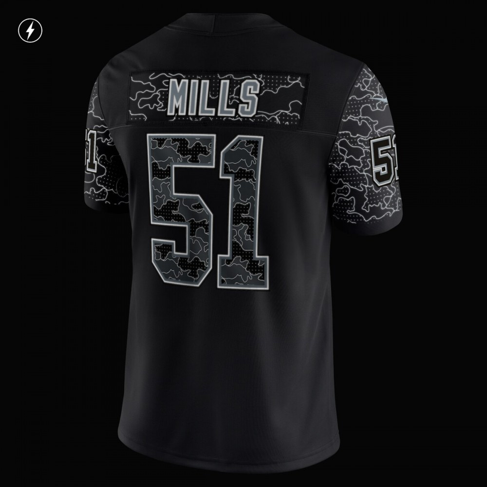 Sam Mills Carolina Panthers Nike Retired Player RFLCTV Limited Jersey - Black-Profan Arena